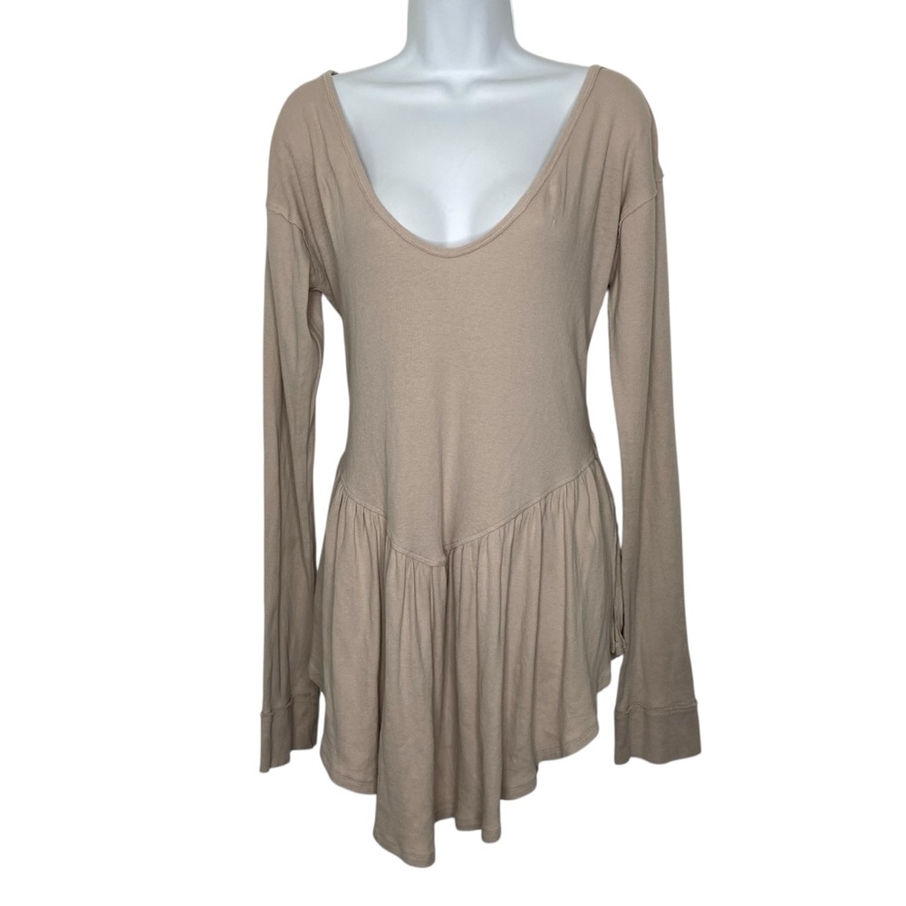 We The Free Free People Distressed Tee Top